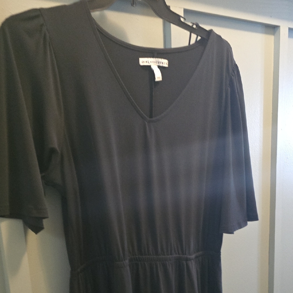 Daily Ritual Women's Black  Dress